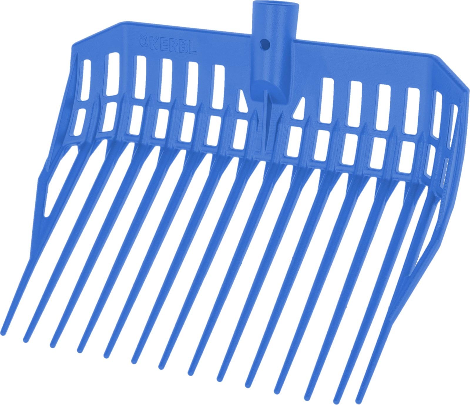 EcoFork Mini Stable Fork, without handle, blue, Kerbl