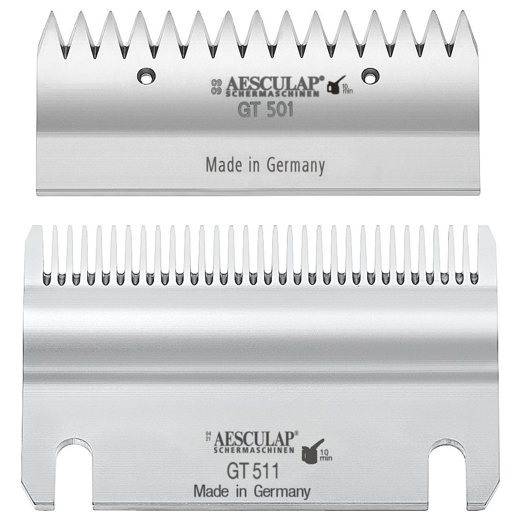 Aesculap Shearing Blade Set Econom (Fine 1 mm) Cattle, Horse 15/31 T