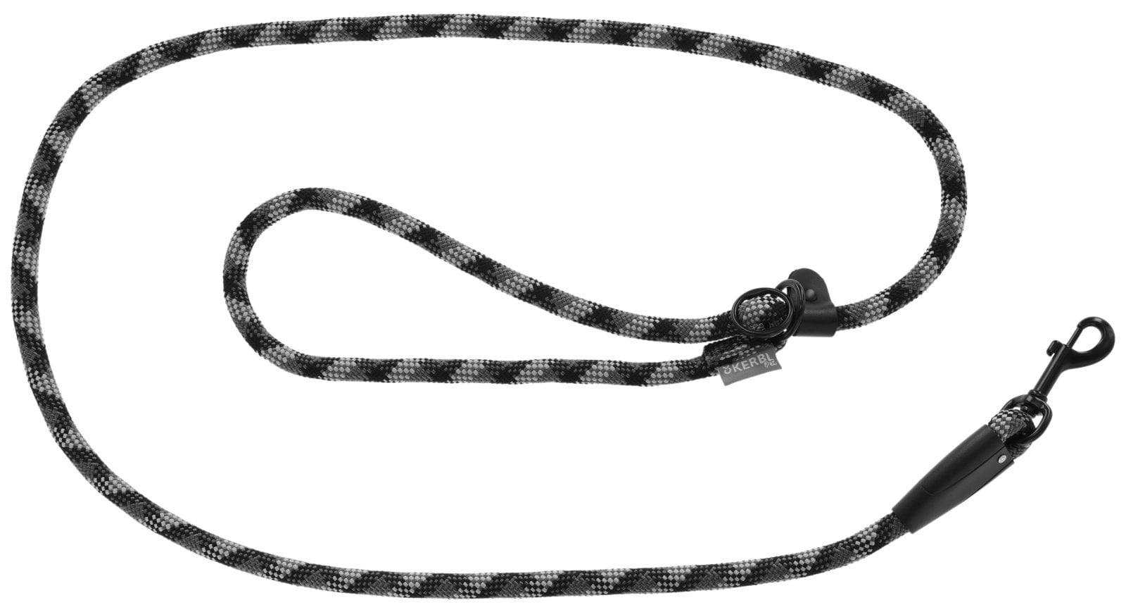 Leash Fitty, grey/black, 12mm x 200cm