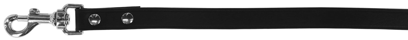 Leash Tuscany, black, 20 mm, 120 cm