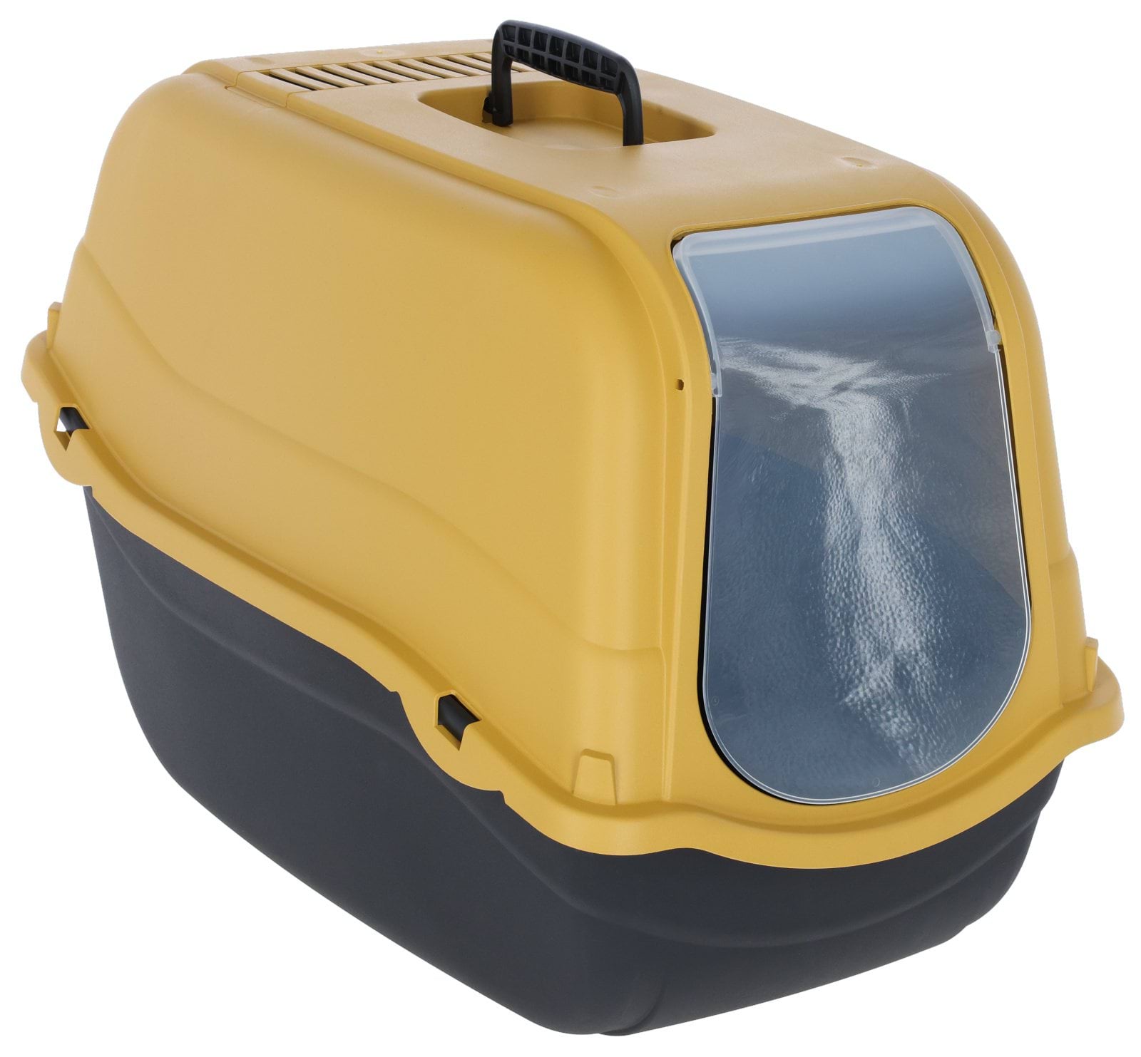 Minka Cat Litter Box, black/honey, 57x39x41 cm