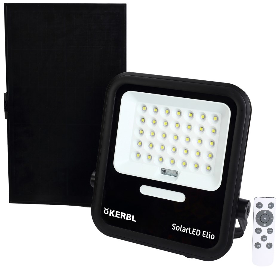 External LED solar reflector with built-in solar panel, Kerbl