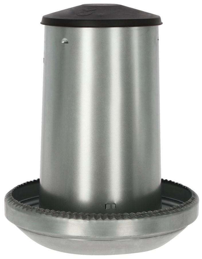 Feeder for chicken and turkeys, unmounted, 40 l, galvanized, Kerbl