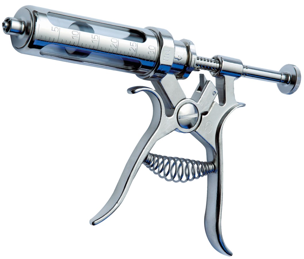 HSW Roux-Revolver Luer Lock 30 ml, 1,0 - 5,0 ml, Henke-Sass-Wolf