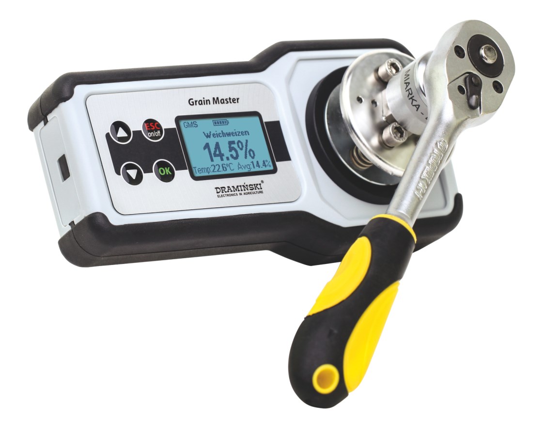 Grain Moisture Meter Grain Master GMSV2 w. Grinder, Kerbl