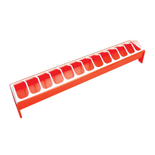 Feeder for hens, 75 x 12 cm, made of plastic, Kerbl