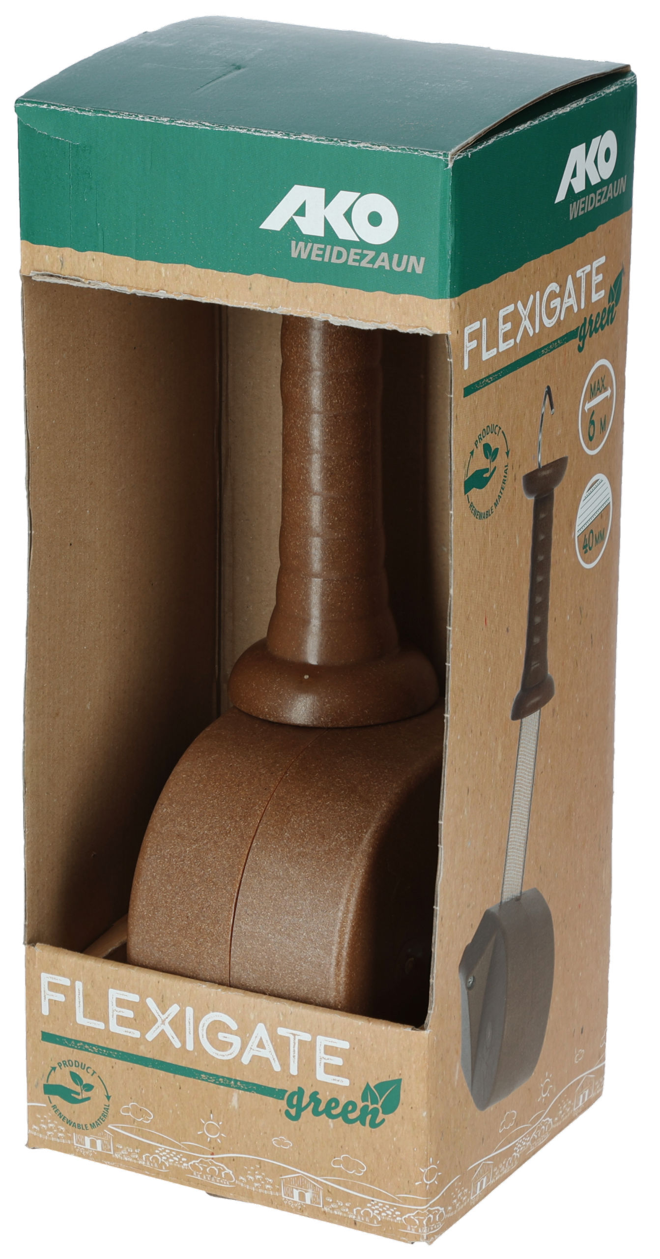 Gate Set Premium FLEXIGATE green, tape 40mm x 6m, AKO