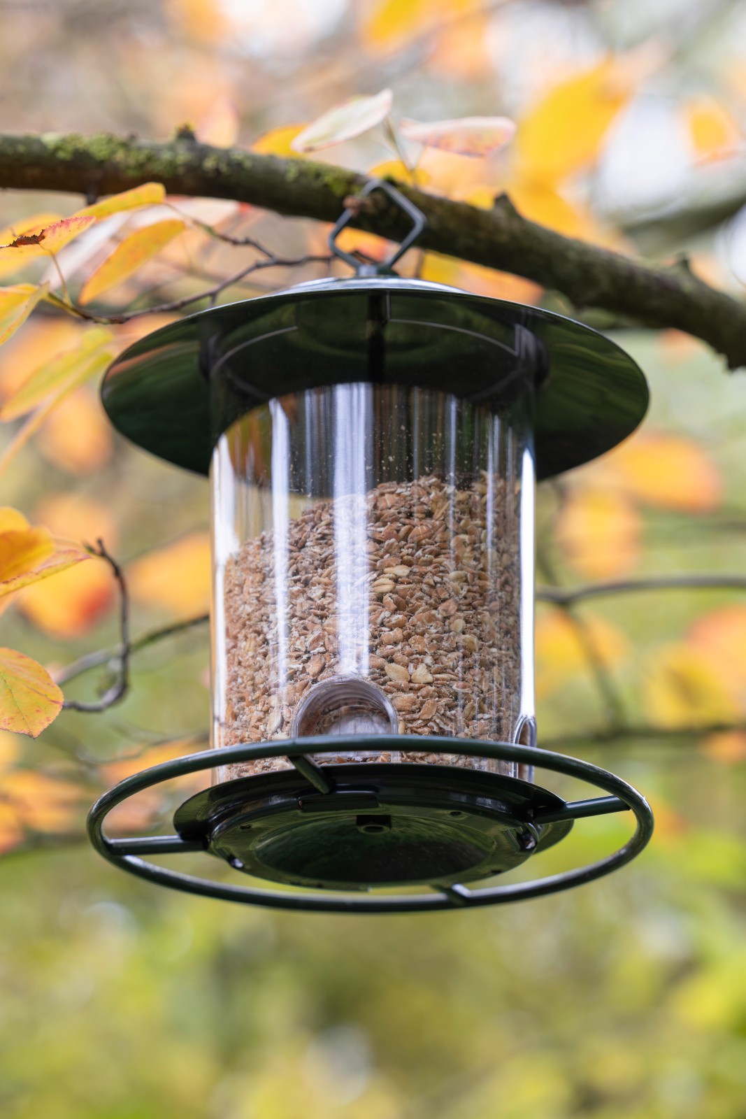 Bird feeder Silo Dillenberg, metal, 17.5 x 17.5 x 21.5 cm, Kerbl