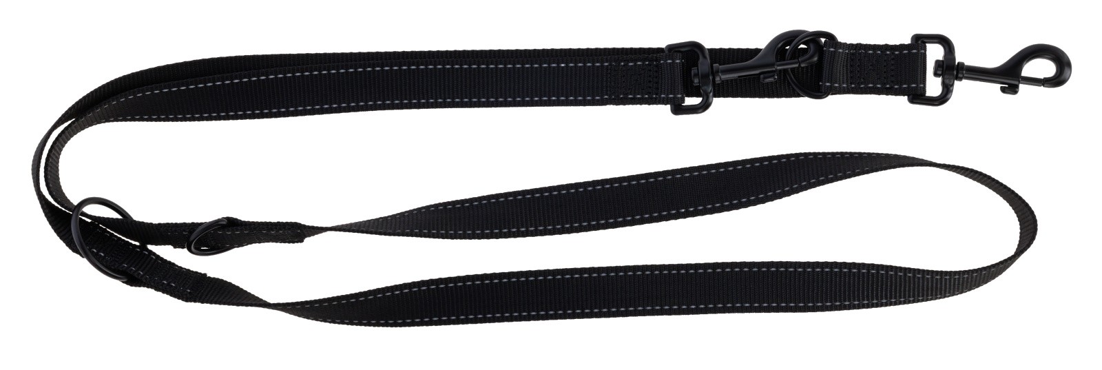 Training leash Dallas, black, 25 mm x 200 cm, Kerbl