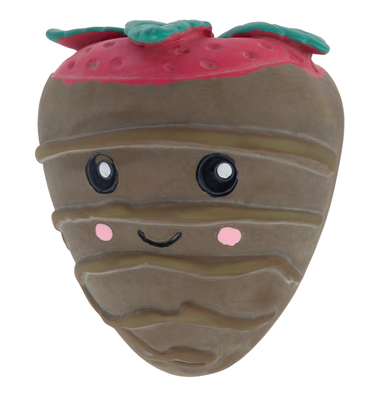 Latex chocolate strawberry toy, 8 cm x 9 cm, Kerbl