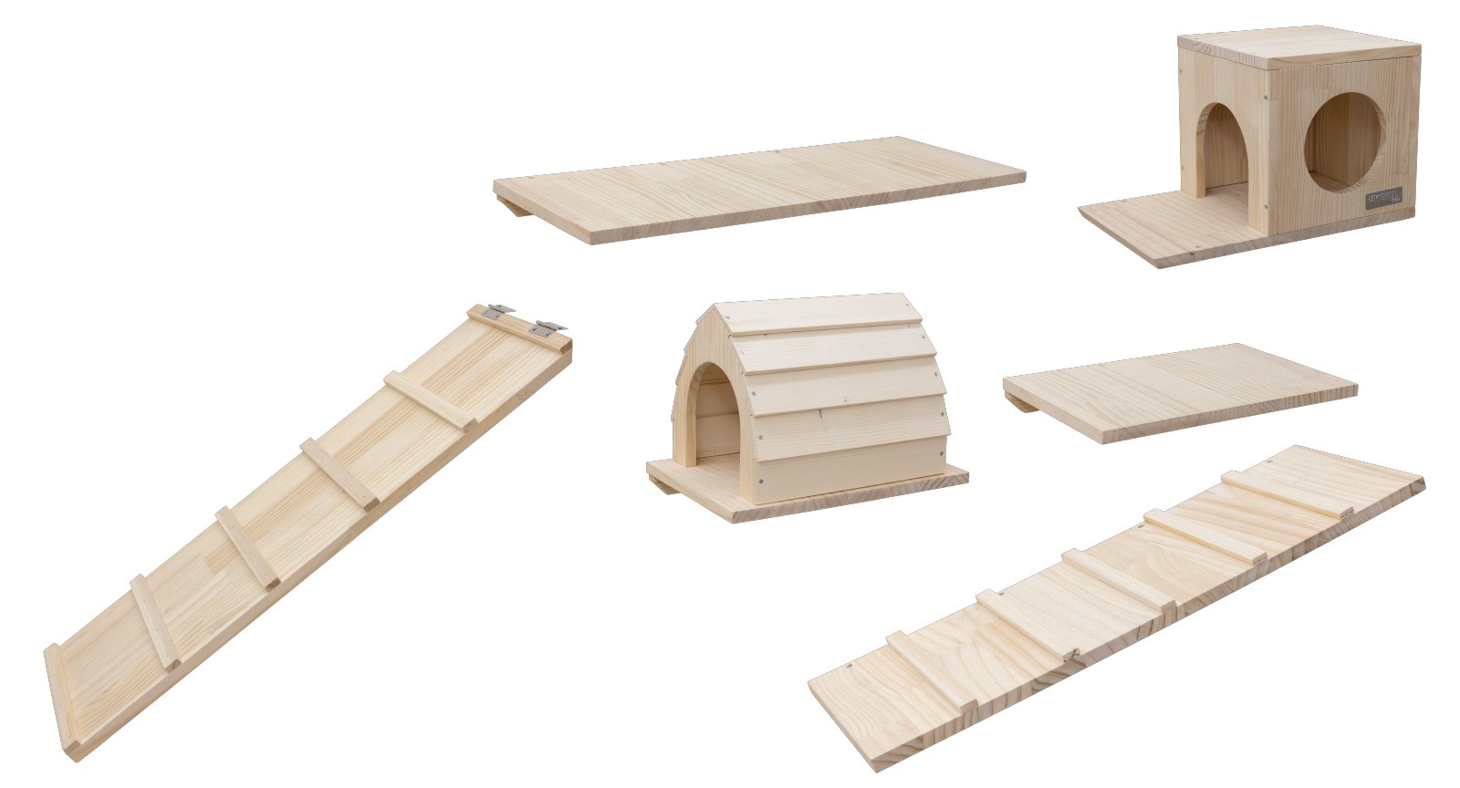 Small animal wall parkour Skywalk, 6 pieces, Kerbl