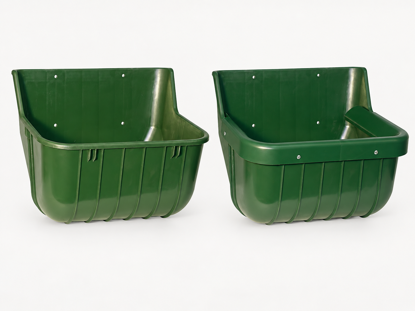 Rectangular feeder, olive, various types, 15 l, 42 x 32 x 30 cm, Kerbl