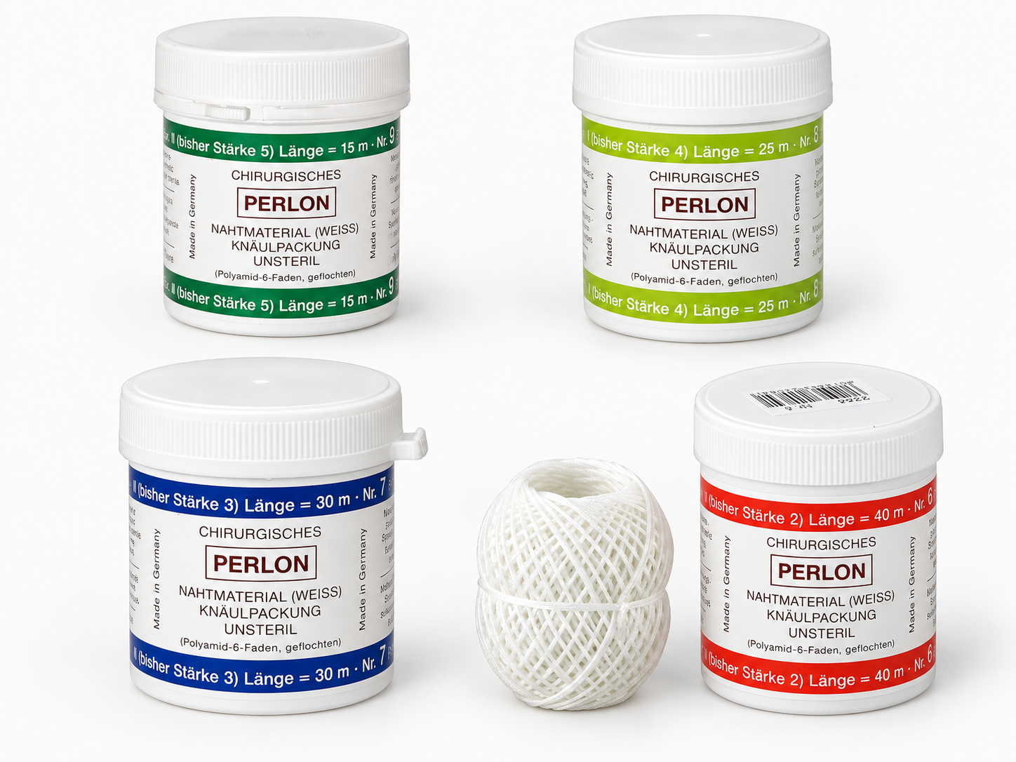 Surgical Sutures, Perlon, Various Types, Kerbl