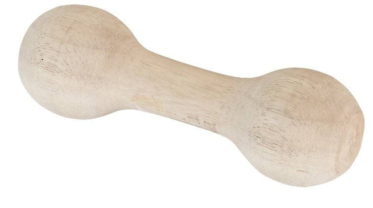 Апортировочная гантель для дрессировки собак, круглая, 21 см, 250 г, Kerbl