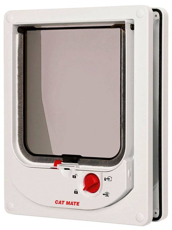 Дверца для кота Cat Mate® 4-way, до 60 мм, белая, Kerbl