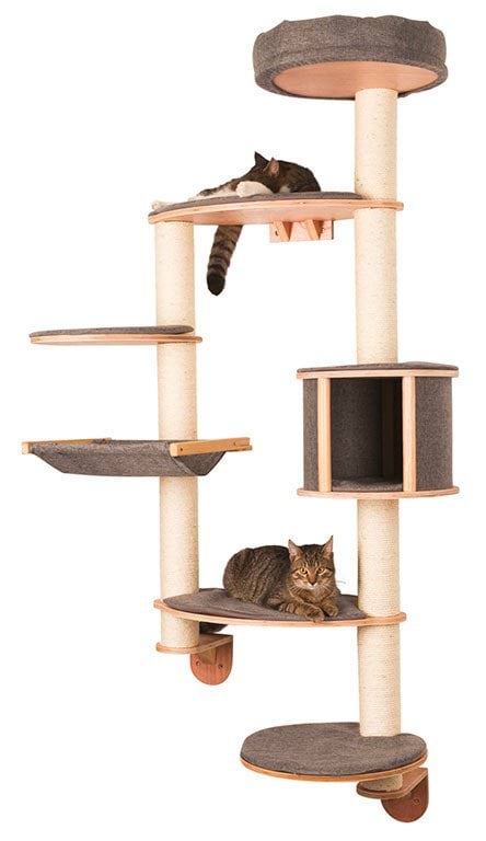 Когтеточка для кота Dolomit Tofana XL, настенная, 112-140 х 185 см, Kerbl