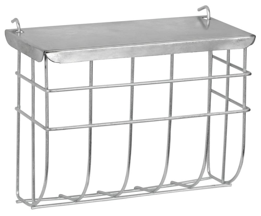 Металлический стеллаж на сено для грызунов, с крышкой, 17 x 7 x 13 см, Kerbl