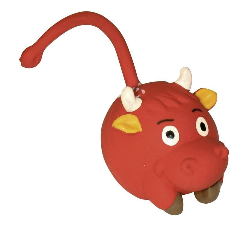 Игрушка-пищалка Бык для собак, латексная, 9 см, Kerbl