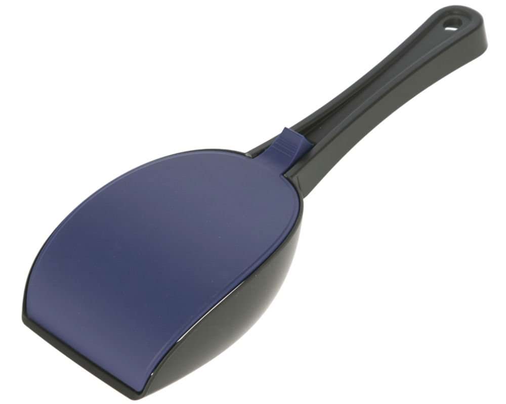 Лопатка для уборки кошачьего лотка Shaker, с крышкой, темно-синяя, 28 х 10 см, Kerbl