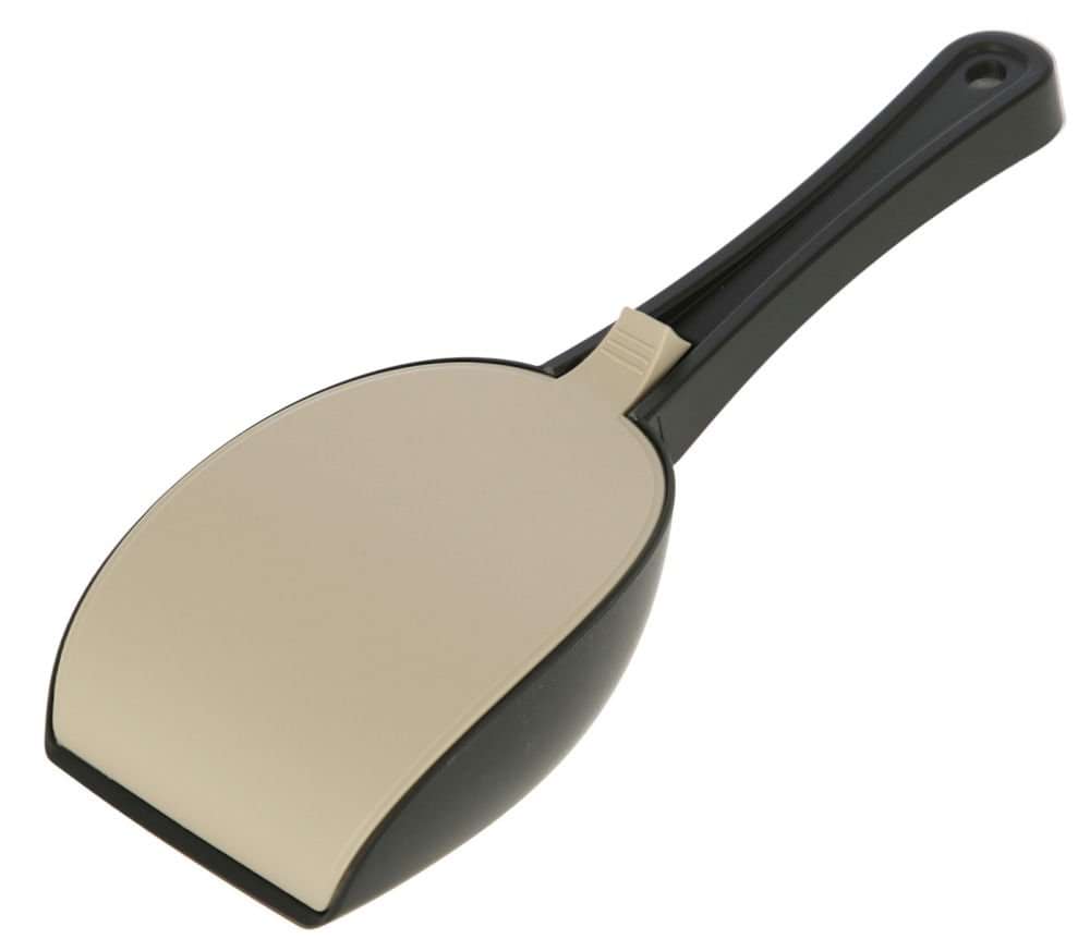 Лопатка для уборки кошачьего лотка Shaker, с крышкой, бежевая, 28 х 10 см, Kerbl