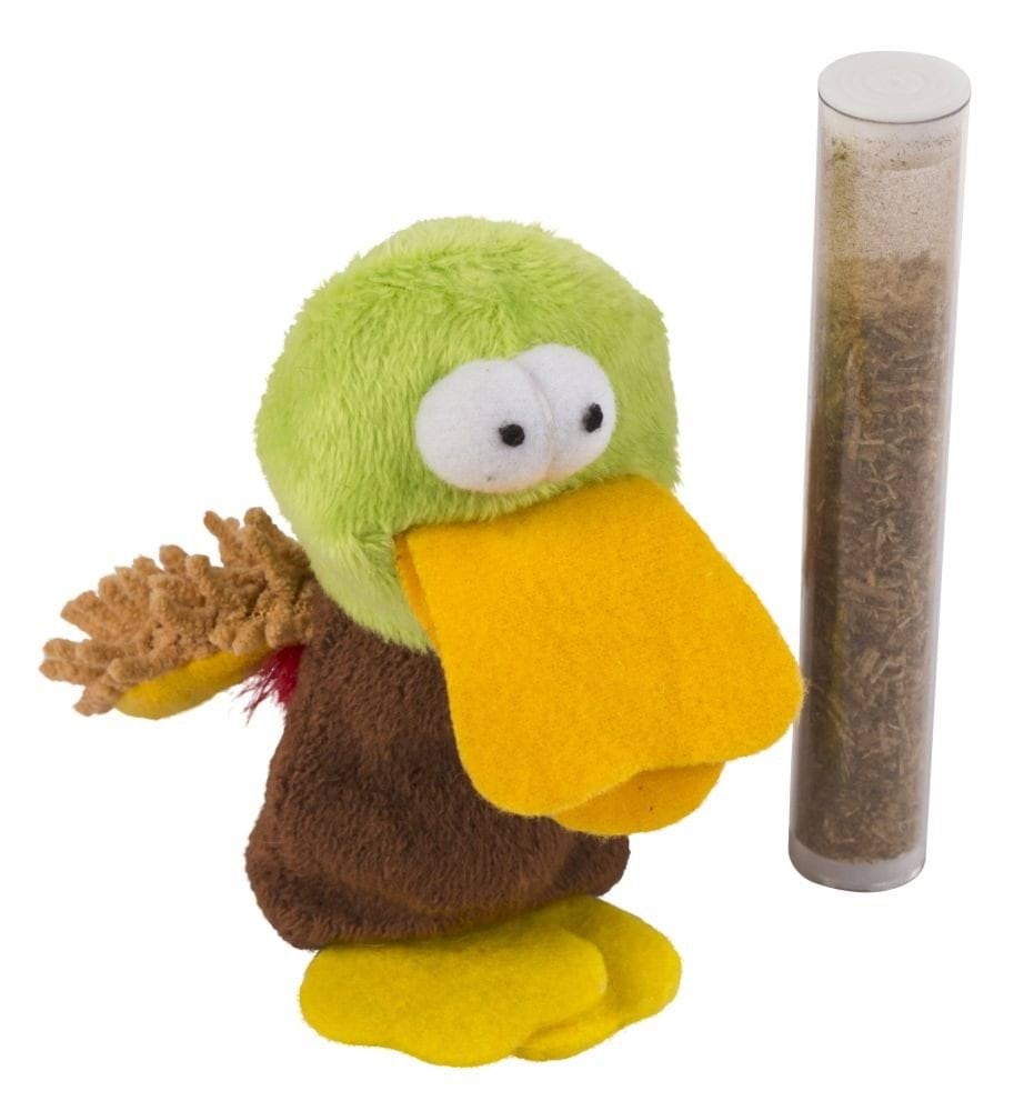 Игрушка для кота Утка, с кошачьей мятой, 9 см, Kerbl