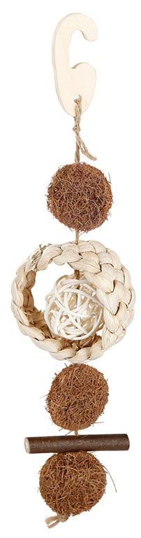 Игрушка для птиц, подвесная, из кокосового оволокна, 25 см, Kerbl