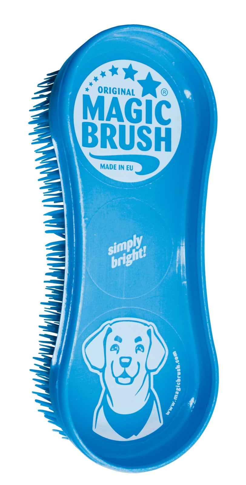 Щетка для кошек Blue Sky, голубая, 16,5 х 6,5 см, MagicBrush