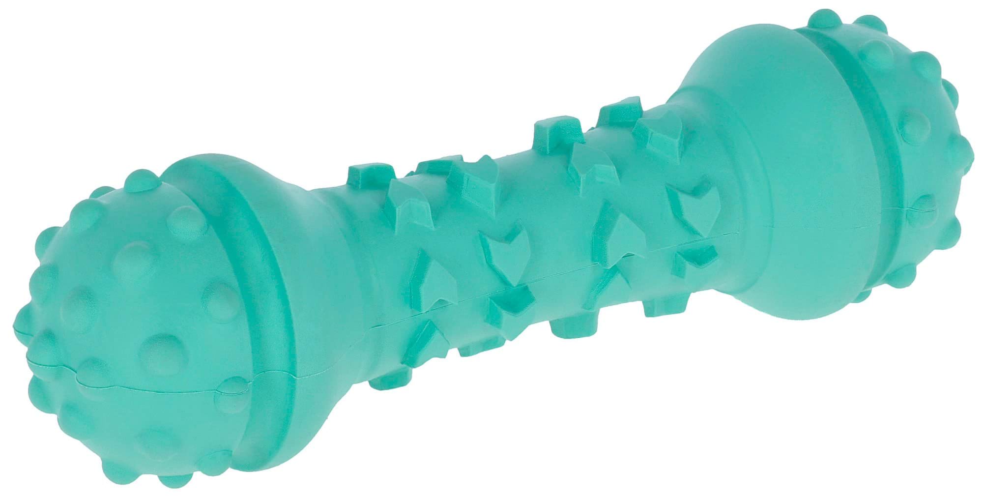 Игрушка гантель для собак ToyFastic, 15 х 5 см, бирюзовая, Kerbl