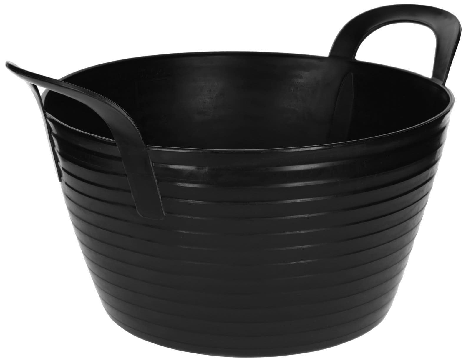 Корыто гибкое с ручками FlexBag, 12 л, черное, Kerbl