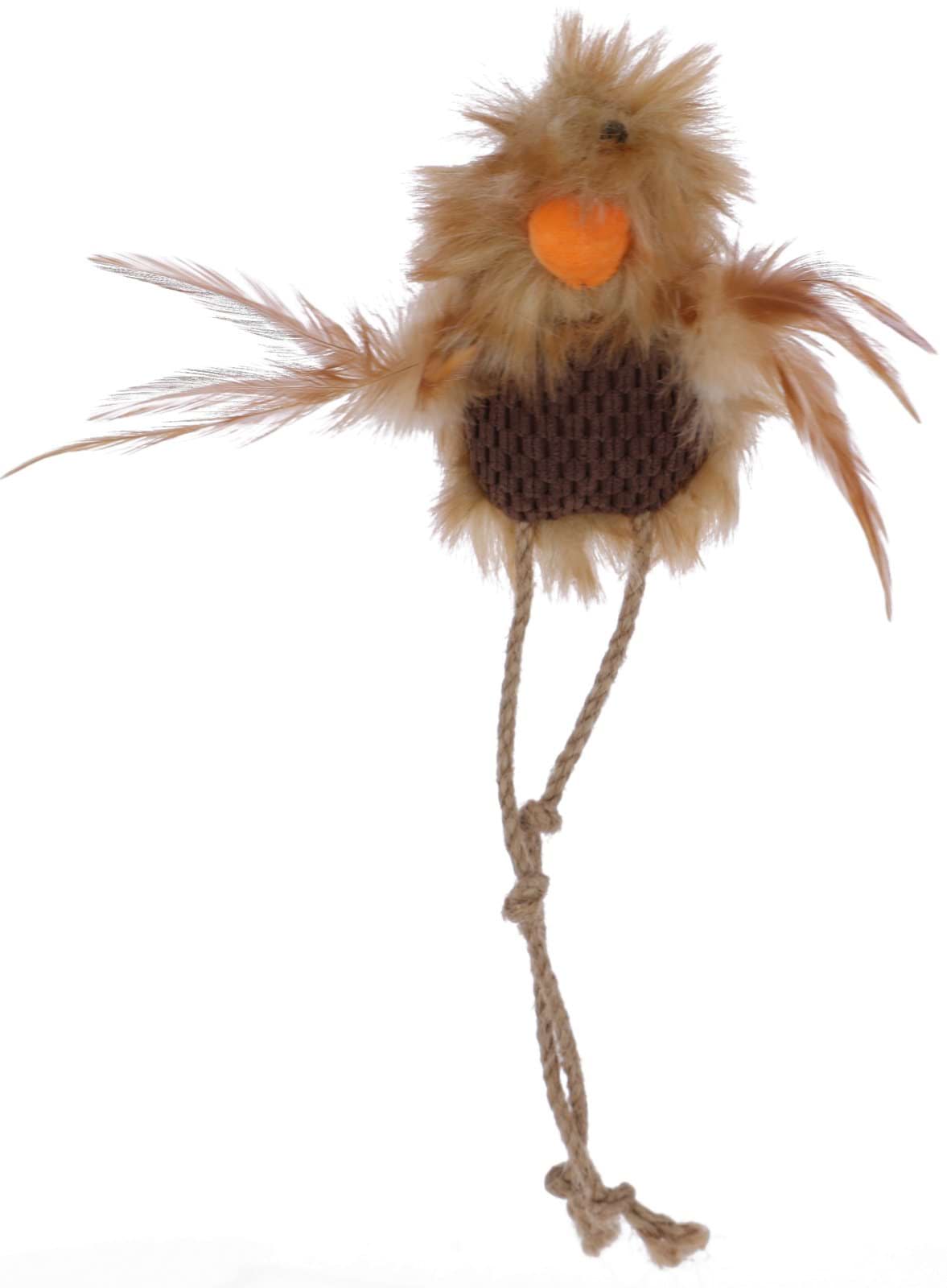 Игрушка для котов Safari Wild Bird, Птица с перьями, 27 х 14 см, Kerbl