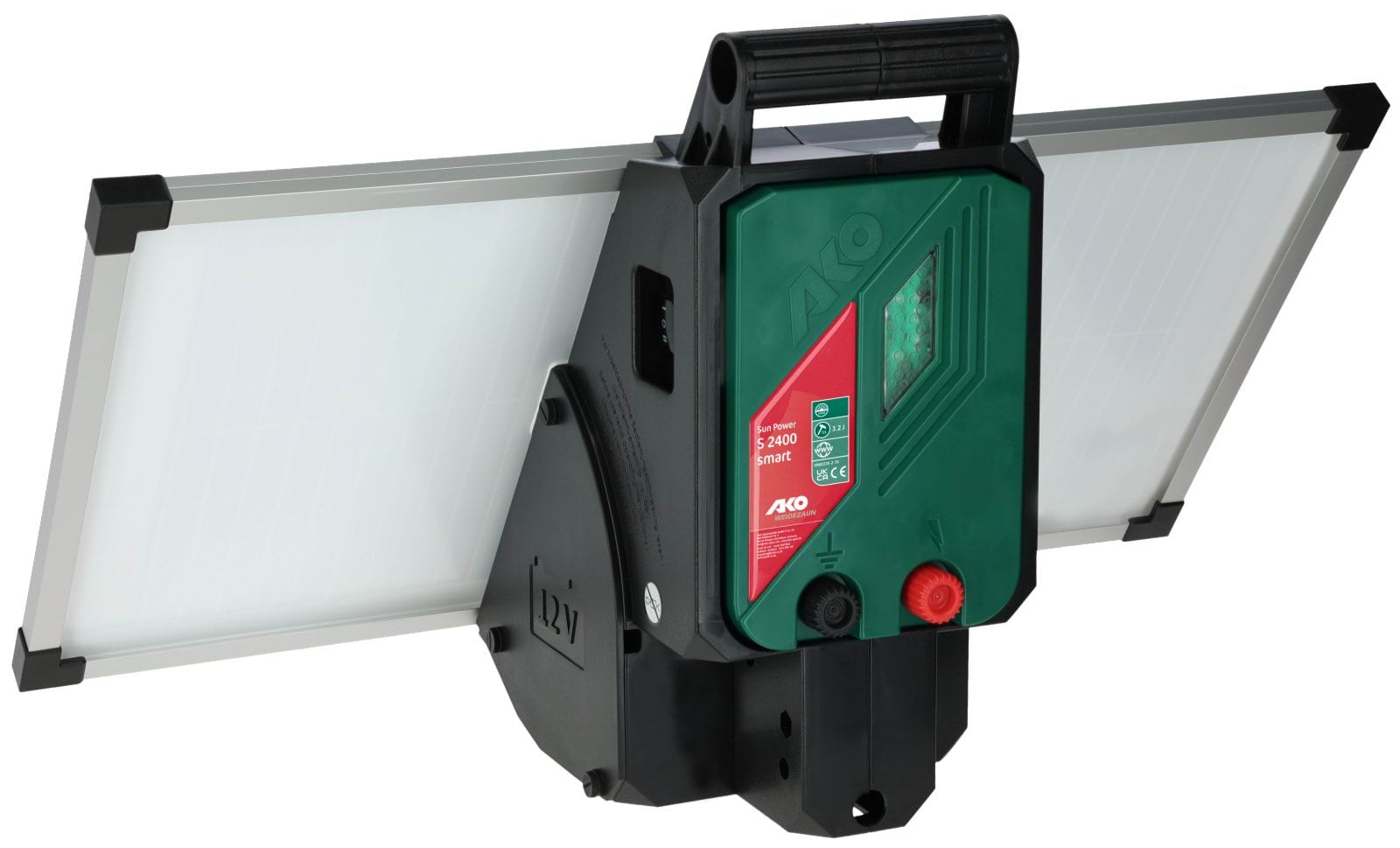 Электризатор на солнечной батарее Sun Power S 2400 Smart, для кабанов, КРС, овец и коз, 3.2 J, AKO