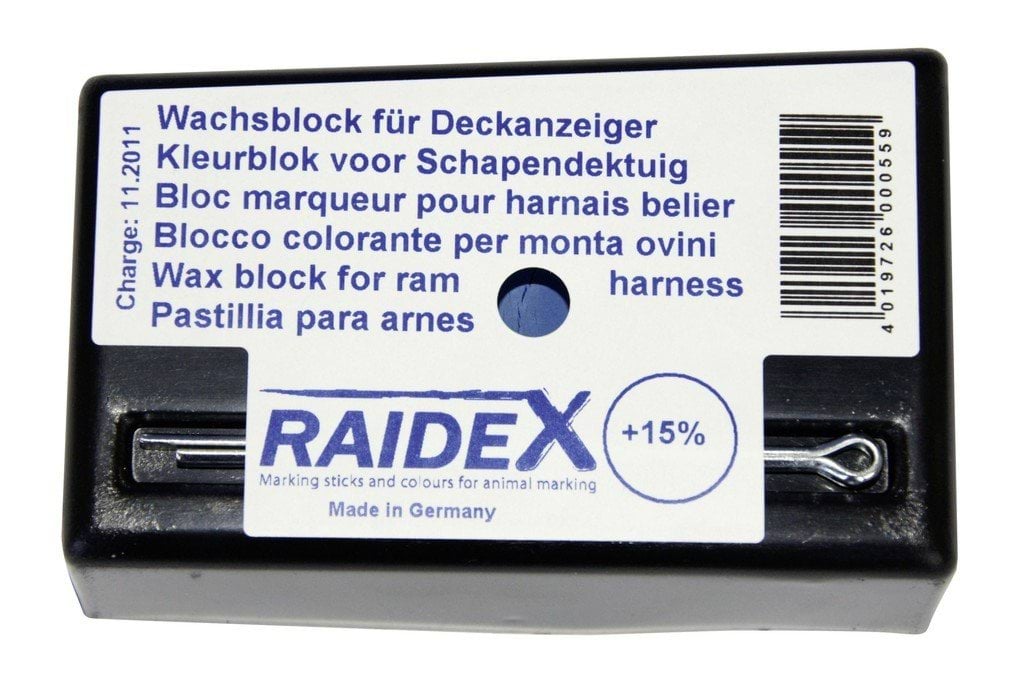 Восковой блок для маркировки овец Raidex, синий, Kerbl
