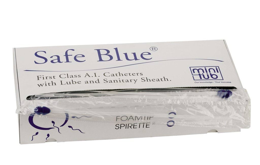 Катетер с наконечником из пеноматериала SafeBlue Foamtip, со смазкой, 100 шт, Kerbl