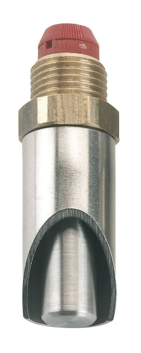 Поилка сосковая, нержавеющая сталь / латунь 1/2"-3/4", Ø 15 мм, 71 мм