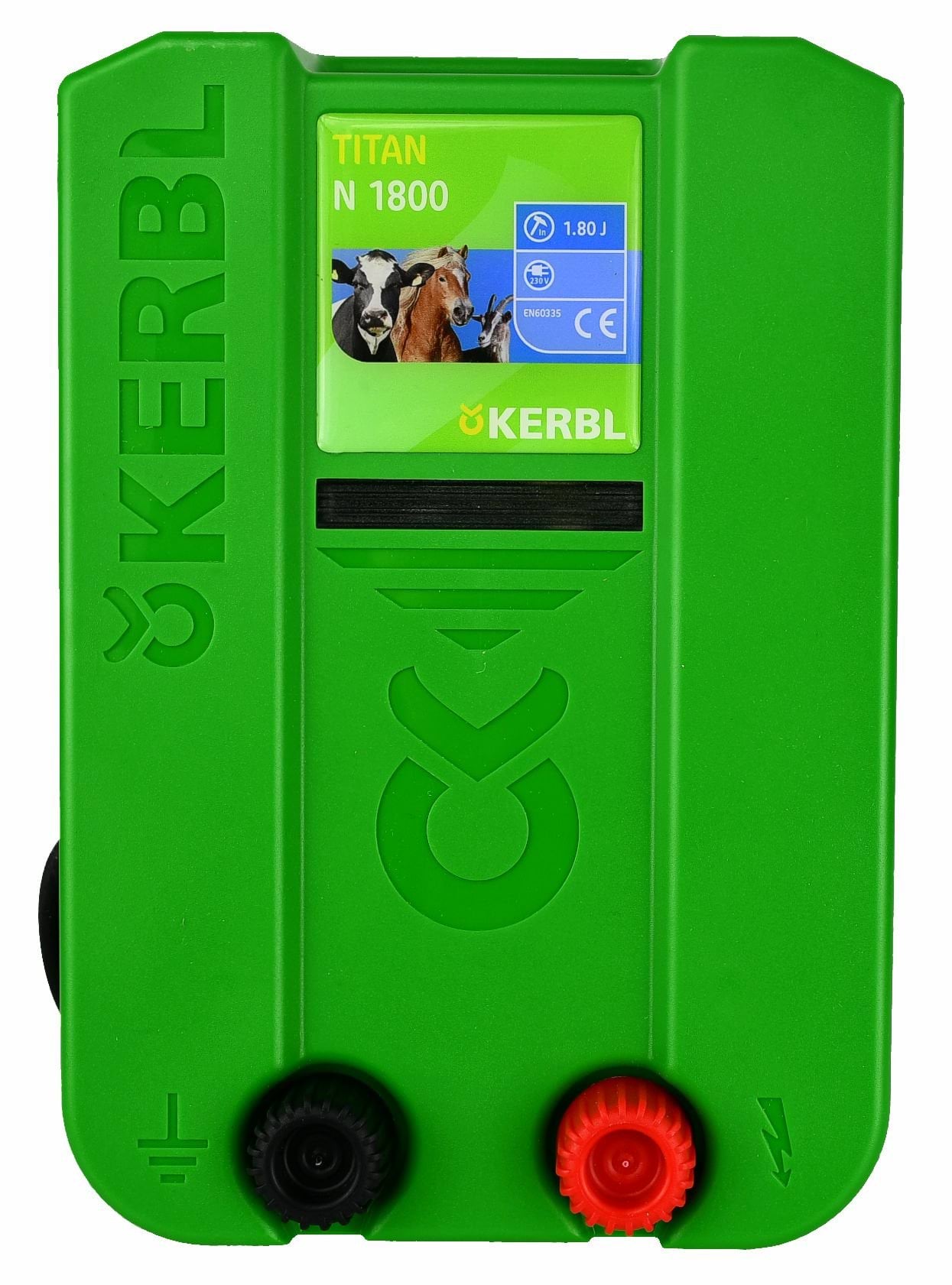 Электропастух сетевой TITAN N 1800, для лошадей, КРС и малых животных, 1,8 J, Kerbl