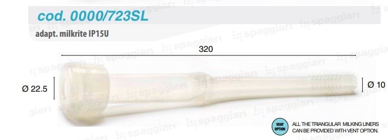 Сосковая резина тип SAC IP15U 0000/723SL, силиконовая, треугольная, 4 шт, Spaggiari