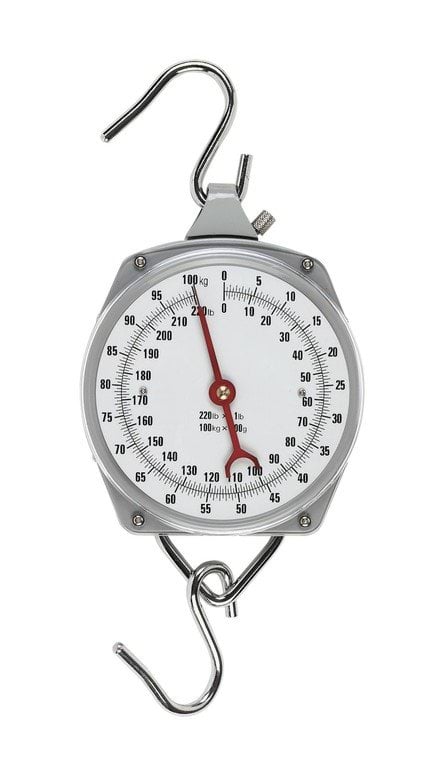Весы со стрелкой (безмен), с крюком, до 100 кг, Kerbl