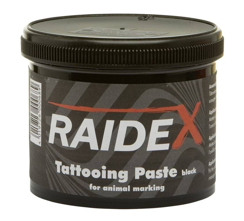 Татуировочная паста Raidex, черная, 600 г, Kerbl