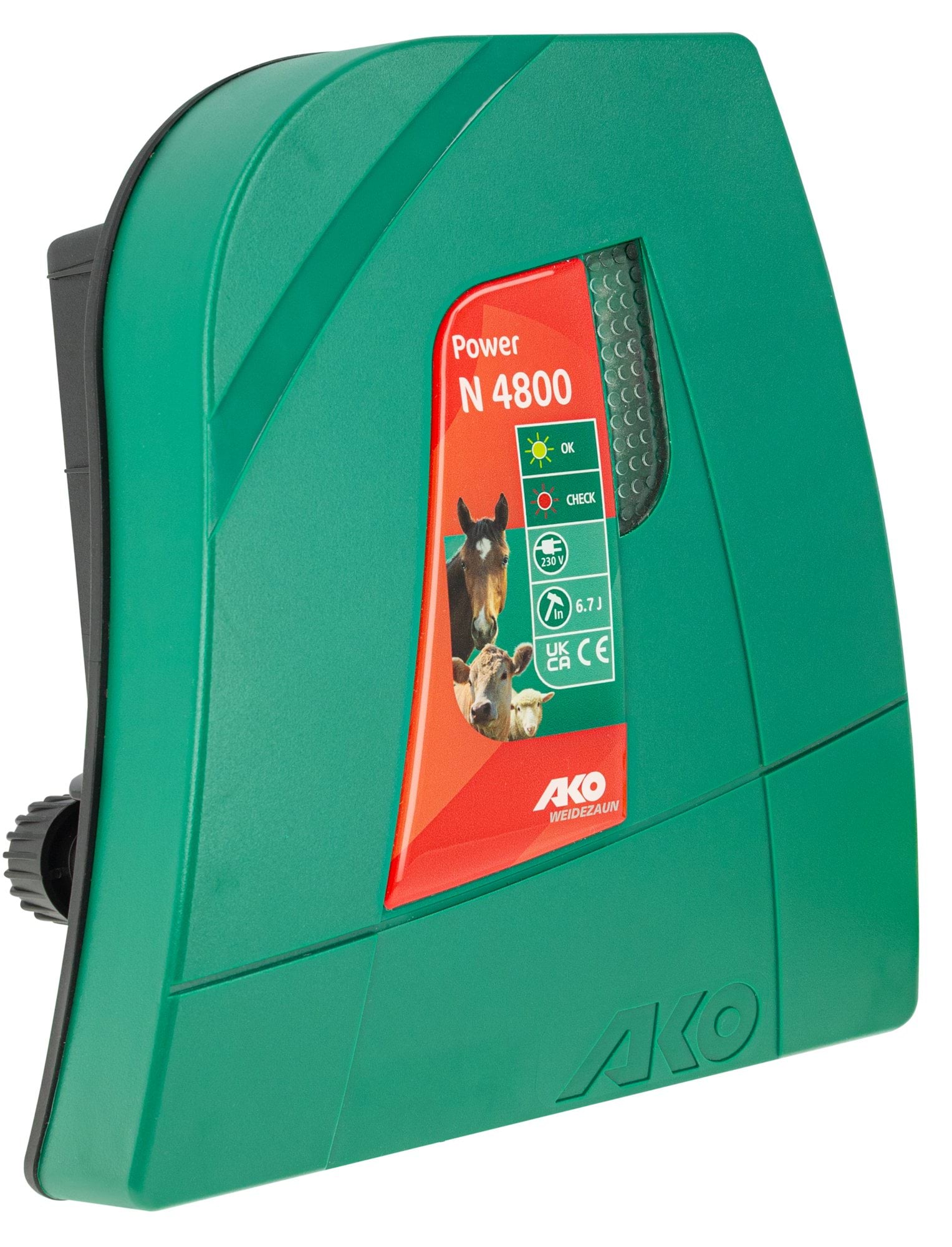 Электризатор сетевой Power N 4800, для лошадей, КРС, малых и диких животных, 6.7 J, AKO