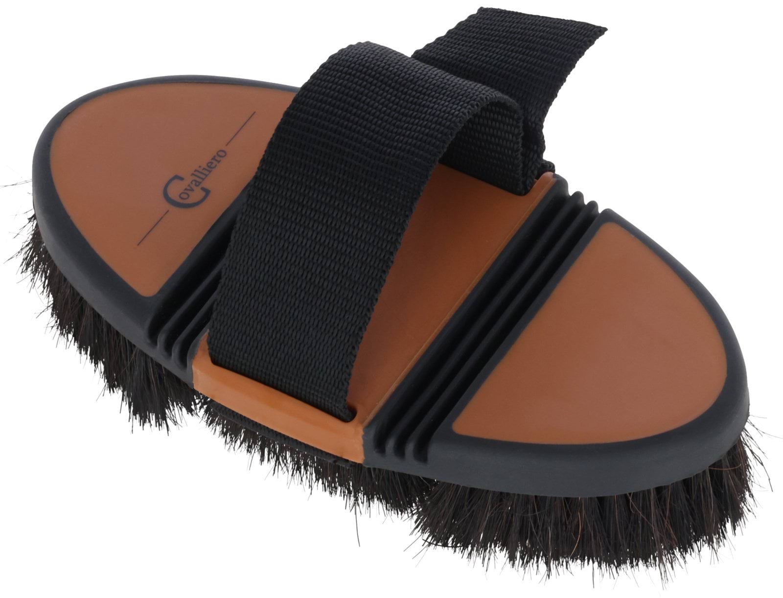Щётка Flex HorseHair 2K, коричнево-чёрная, 18,5 см, Covalliero