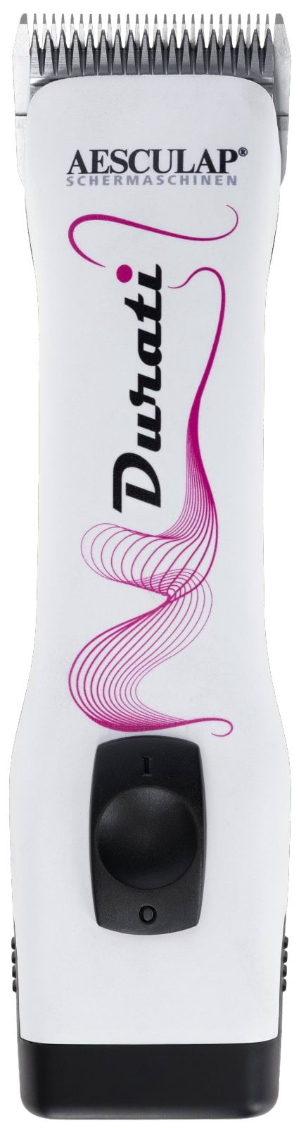 Машинка для стрижки мелких животных Durati, 1 аккумулятор, белая/чёрная/розовая, Aesculap