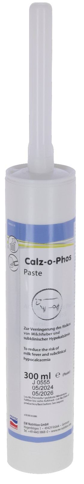 Паста для восполнения дефицита кальция и фосфора у коров Calz-o-Phos, 325 г, Kerbl
