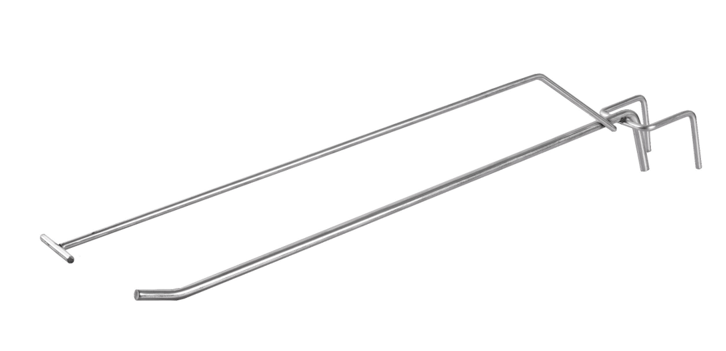 ОДИНАРНАЯ ПОДВЕСКА ДЛЯ БАЛКИ /40x20/ L-350 СО СТРЕЛОЙ FI6 /ЦИНК/