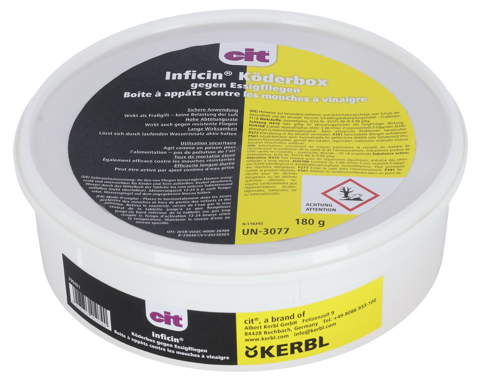 Приманка Cit Inficin для уксусных мух, Cit