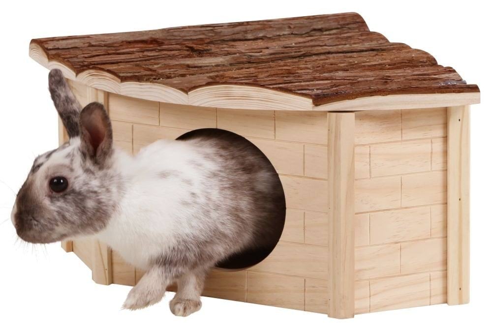 Куточок для гризунів, кутовий, дерев'яний, 31 х 31 х 20 см, Kerbl