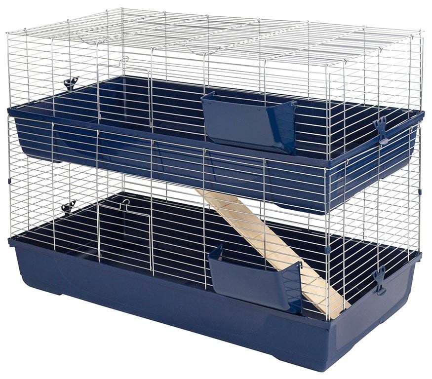 Клітка для гризунів Maxi Baldo Twin, 120 x 53 x 86 см, темно-синя, Kerbl