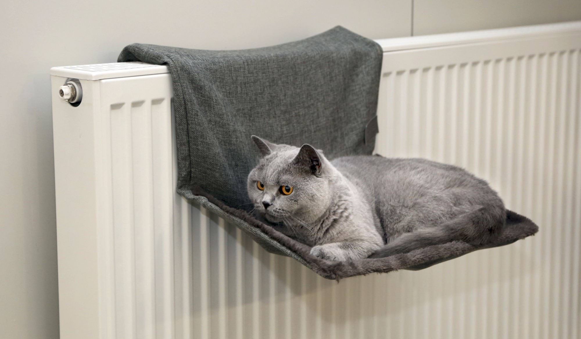 Гамак для кота Paradies, підвісний, 45 х 30 см, сірий, Kerbl