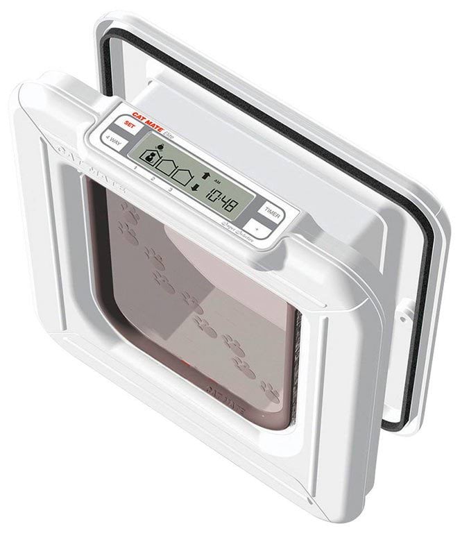 Дверцята для кота Cat Mate® 4-way, до 50 мм, біла, Kerbl