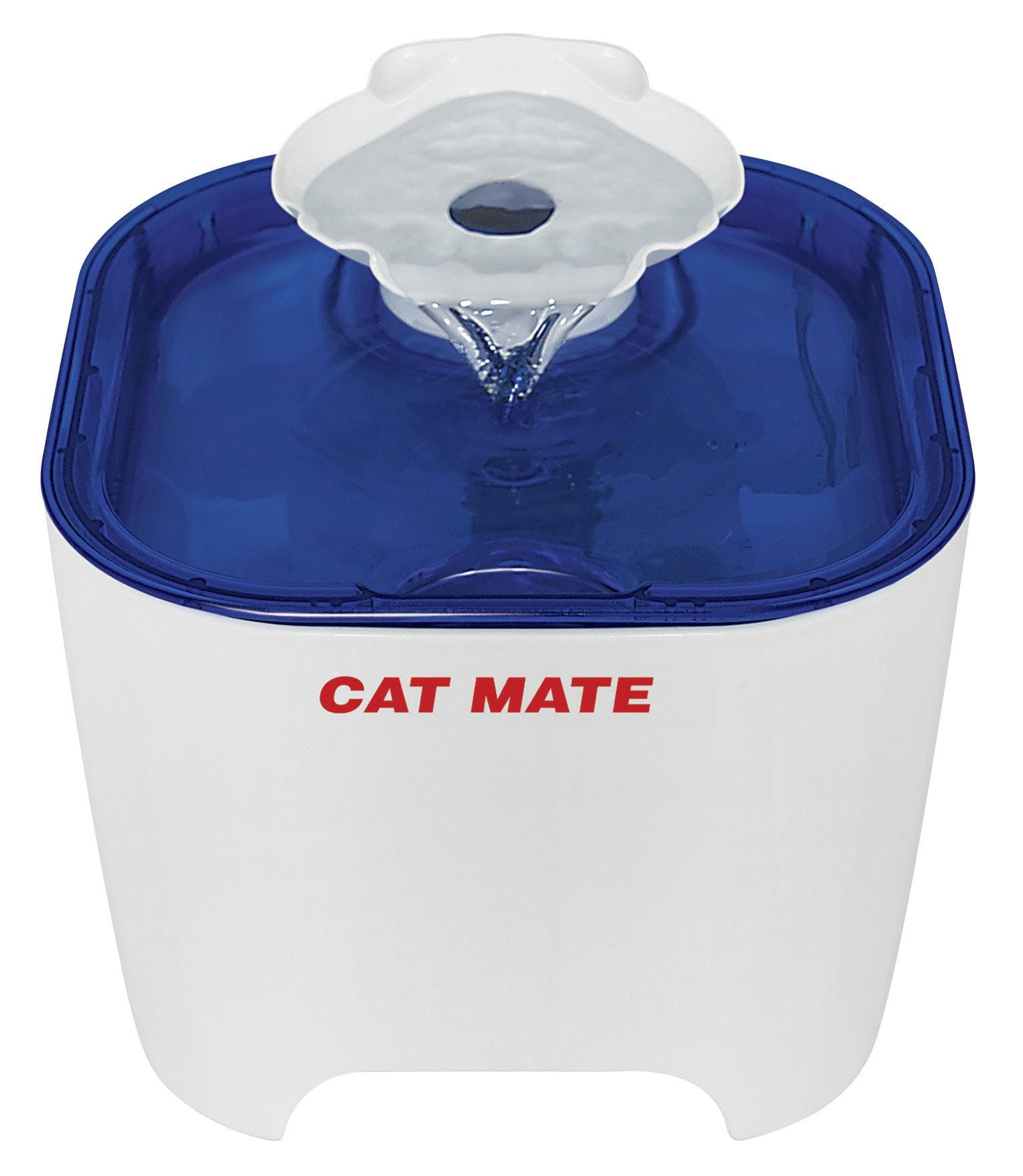 Поїлка-фонтан Cat Mate®, 3 л, біло-синя, Kerbl