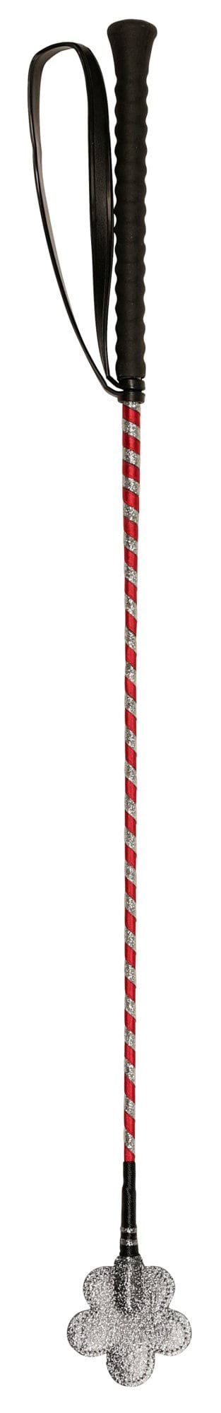 Конкурний батіг, рожевий/сріблястий, 65 см